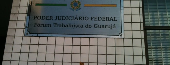 Forum Trabalhista Guarujá is one of Orte, die Steinway gefallen.