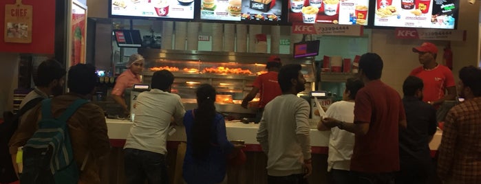 KFC is one of The 15 Best Places for Spicy Food in Hyderabad.