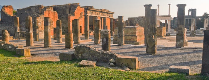 Pompeii Archaeological Park is one of UNESCO World Heritage Sites in Italy.