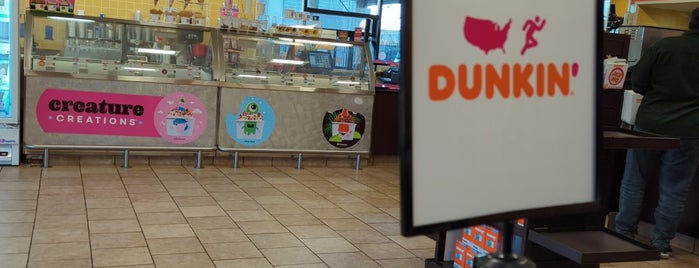 Dunkin' is one of food places.