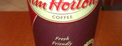 Tim Hortons is one of Coffee shops I've been to.