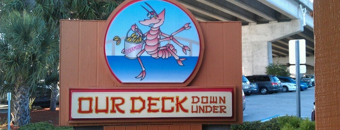 Our Deck Down Under is one of Favorite Restaurants.