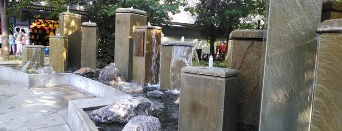 Interactive Fountain is one of North Midway.