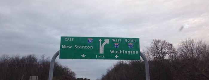 I 70 Exit 20 (Beau St) is one of From Cincinnati, OH to Washington, DC.