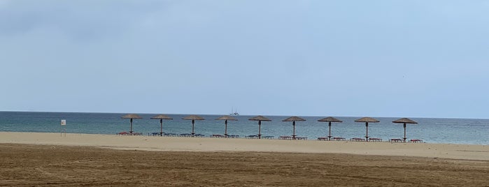 Pyrgaki Beach is one of Naxos playas.