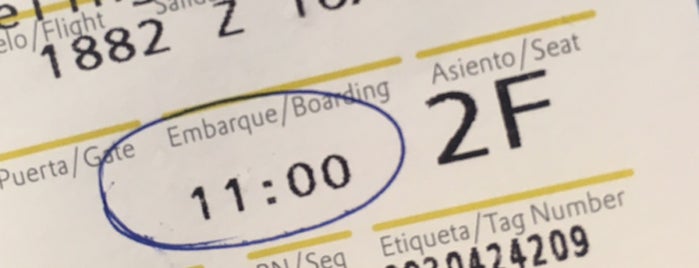 Gate B65 is one of สถานที่ที่บันทึกไว้ของ Adam.