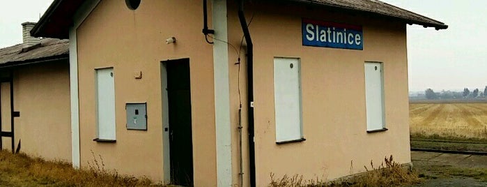Železniční stanice Slatinice is one of Železniční stanice ČR (R-Š).
