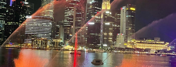 Spectra (Light & Water Show) is one of Marina South.