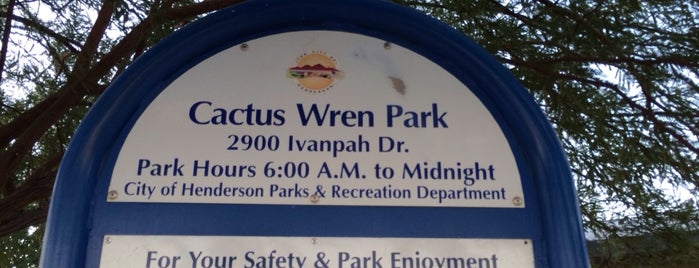 Cactus Wren Park is one of Near home.