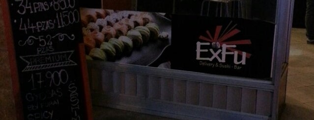 ExFu delivery & sushi - Bar is one of Tempat yang Disukai Luis.