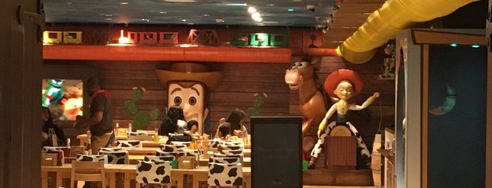 Disney’s Wild West Café by Harrods is one of England.