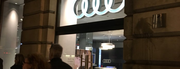 Audi City London is one of Lugares favoritos de Thomas.