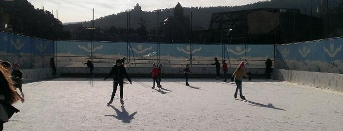 Ice Skating Rink | ყინულის მოედანი is one of The places I've been mayor....