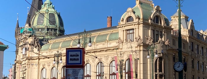 Náměstí Republiky (tram, bus) is one of LL MHD stations part 1.