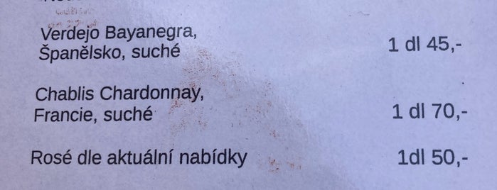 Vinárna náplavní is one of Bars.