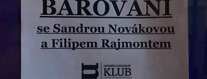 Hudební a divadelní klub Malostranská beseda is one of Noční život.