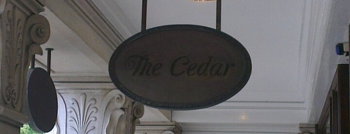 The Cedar is one of Richmond Good Food Guide.