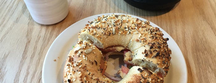 Seven Virtues Coffee Roasters is one of The 15 Best Places for Bagels in Portland.