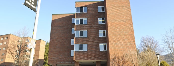 Irwin Belk Residence Hall is one of Mayorships.
