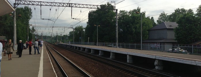 Ж/Д платформа Правда is one of Вокзалы и станции Ярославского направления.