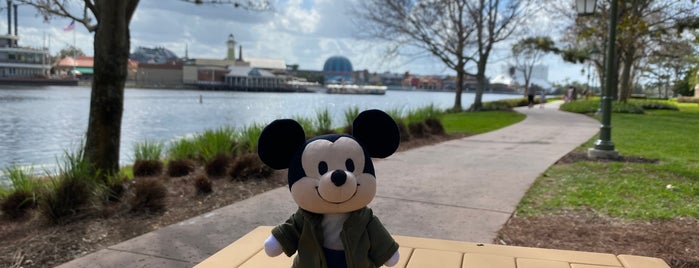 Walkway from Saratoga Springs to Disney Springs is one of Kimmieさんの保存済みスポット.