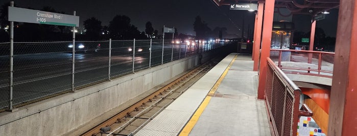 Metro Rail - Crenshaw Station (C) is one of Transit: LA Metro Rail 🚆.