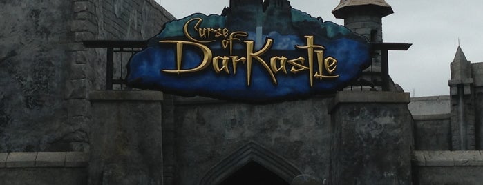 Curse of DarKastle is one of Busch Gardens Williamsburg.