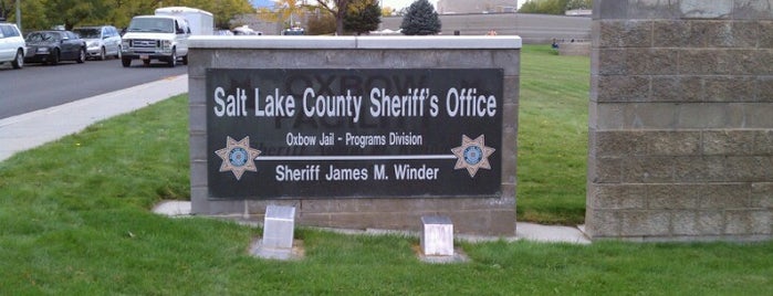 Salt Lake County Oxbow Jail is one of Tempat yang Disukai Jordan.