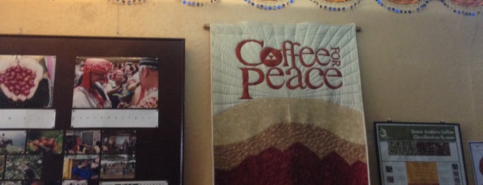 Coffee for Peace is one of Nate's list.