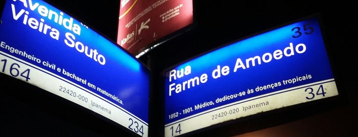 Rua Farme de Amoedo is one of RJ.