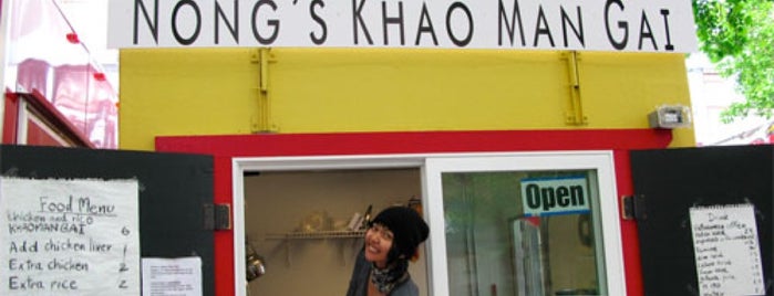 Nong's Khao Man Gai is one of Dan's Portland.