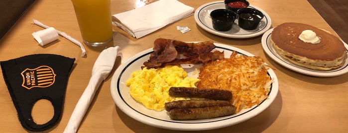 IHOP is one of Places to eat near Humble (that look decent).