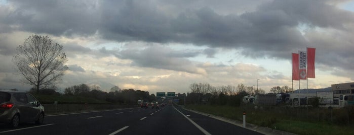 A1 - Ceprano is one of Autostrada A1 - «del Sole».