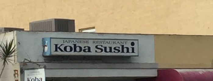 Koba Sushi is one of SoCal To Do.