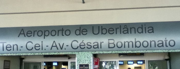 Uberlândia–Ten. Cel. Av. César Bombonato Airport is one of Aeroporto.