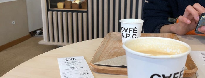 Café A.P.C. is one of Paris.
