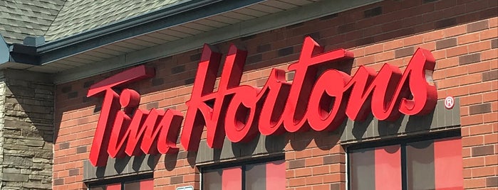Tim Hortons is one of Where I've been.