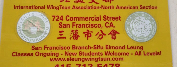 Leung Ting Wing Tsun Kung Fu is one of SF.