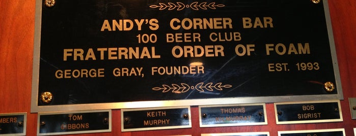 Andy's Corner Bar is one of Bergen County Restaurants and Bars.