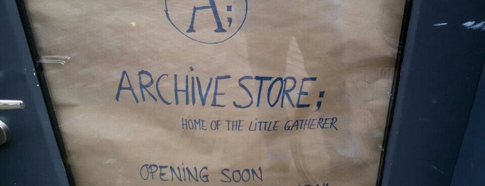 Archive store is one of Amsterdam.