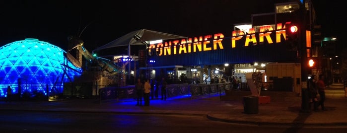 Downtown Container Park is one of Tempat yang Disukai Phil.