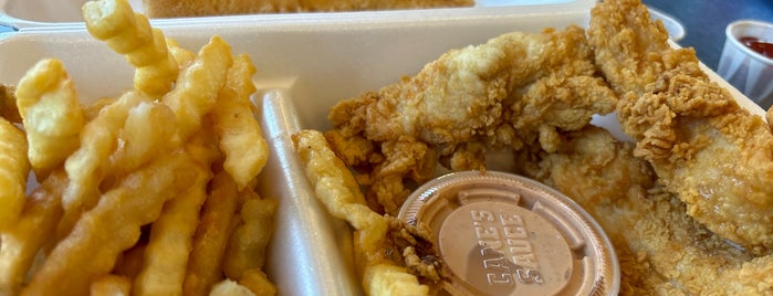Raising Cane's Chicken Fingers is one of New places to go.