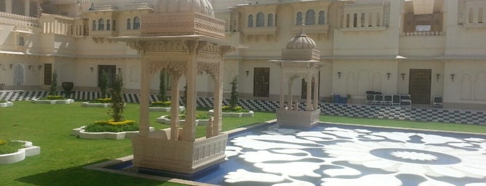 The Oberoi Udaivilas is one of Pools.