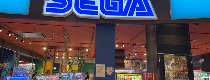 SEGA is one of 関西のゲームセンター.