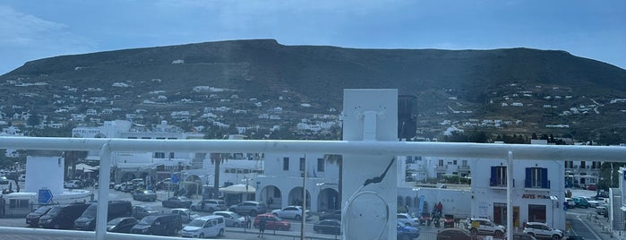 Port of Paros is one of Mykonos.