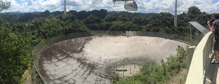 Arecibo Radio Telescope is one of Puerto Rico Adventure.