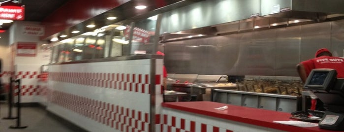 Five Guys is one of Work Take-Out Lunch Options.