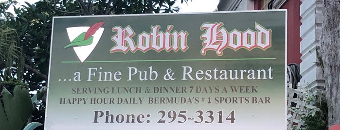 Robin Hood Pub & Restaurant is one of Bermuda.