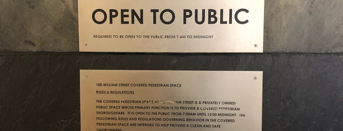 100 William Street is one of Locais curtidos por Brownstone Living NYC.