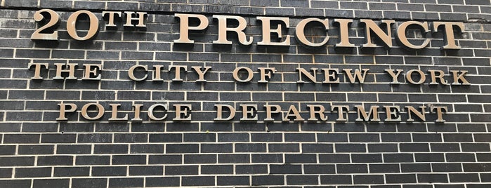 NYPD - 20th Precinct is one of All NYPD's Precincts.